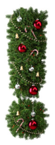 Weihnachten Ausrufezeichen
