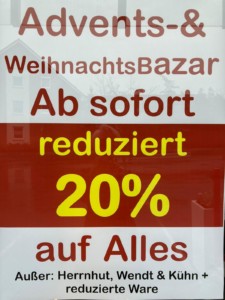 Weihnachtsartikel 2020 reduziert