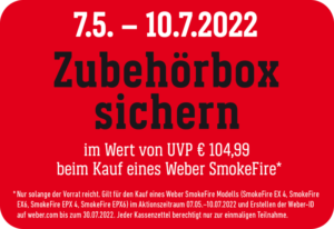Weber SmokeFire mit Zubehörbox2022
