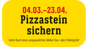 Weber Frühling 2023 - Pizzastein sichern
