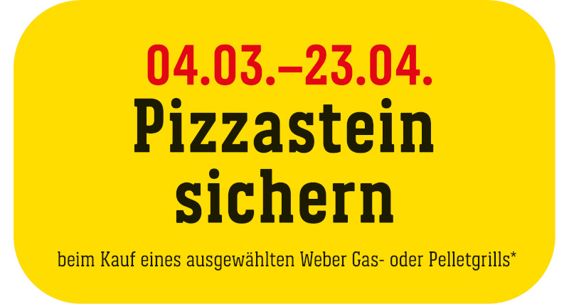 Weber Frühling 2023 - Pizzastein sichern
