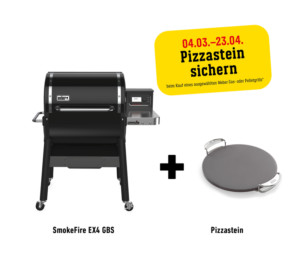 Smokefire EX4 plus Pizzastein
