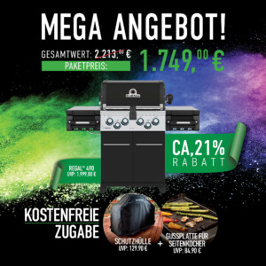 Broil King Aktion Regal 490 im Bundle 2025