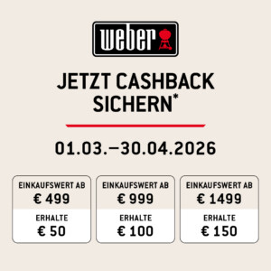 Weber 2026 Cashback Aktion